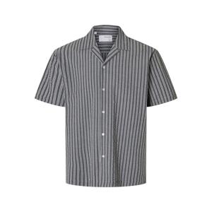 Selected Homme Relaxed Ace Seersucker Short Sleeve Shirt